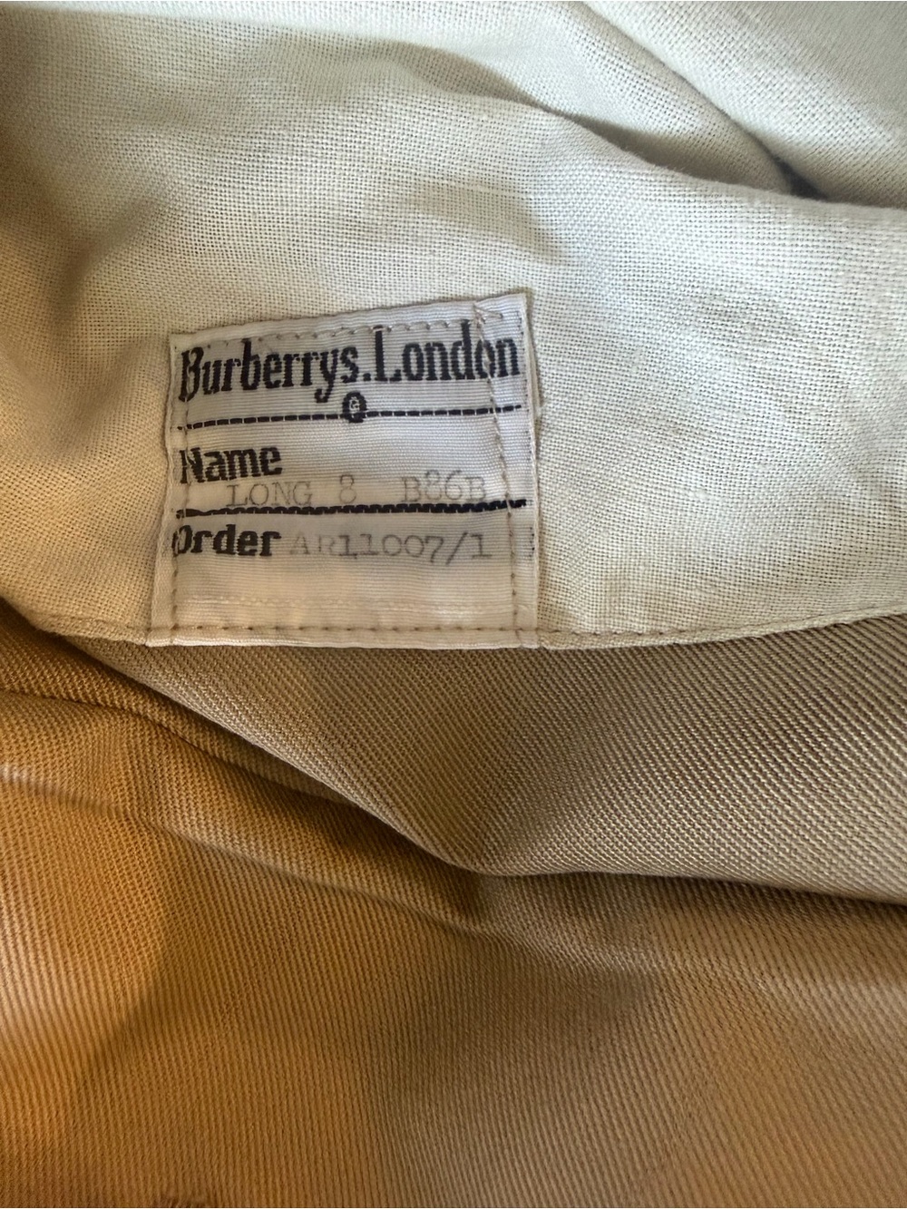 Women’s Vintage Burberrys Trench Coat – Made in England – Size 8 Long $325 - Picture 6 of 15